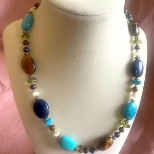CHAPS Genuine Gemstones Necklace